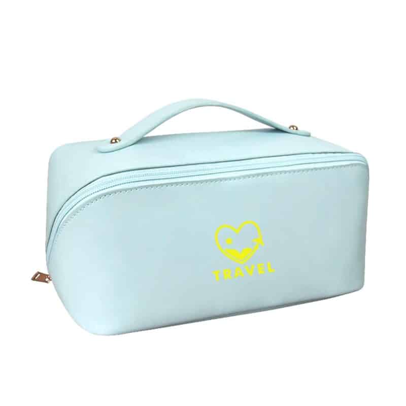 Custom Waterproof Portable PU Toiletry Bag With Divider - 8
