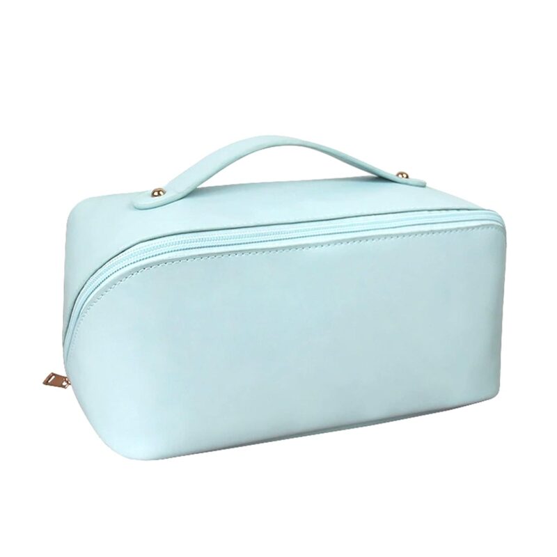 Custom Waterproof Portable PU Toiletry Bag With Divider - 9