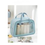 Custom Waterproof Toiletry Bag for Travel - Double Layer Dry/Wet Shower Organizer - 2