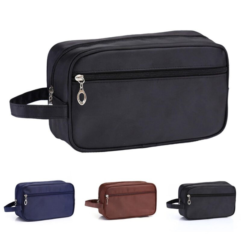 Custom Waterproof Toiletry Bag with Hook - 1