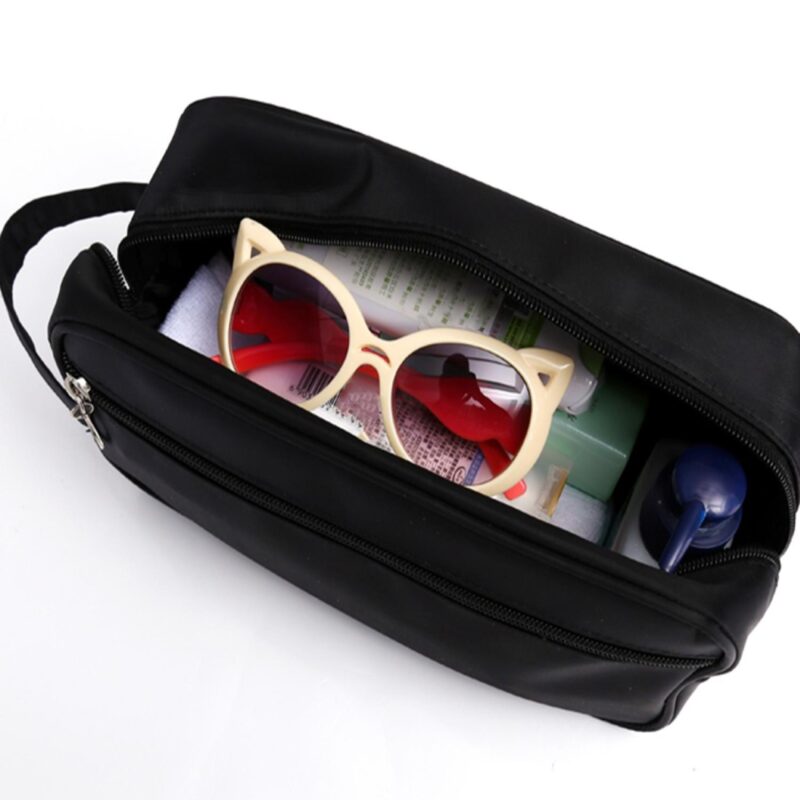 Custom Waterproof Toiletry Bag with Hook - 6