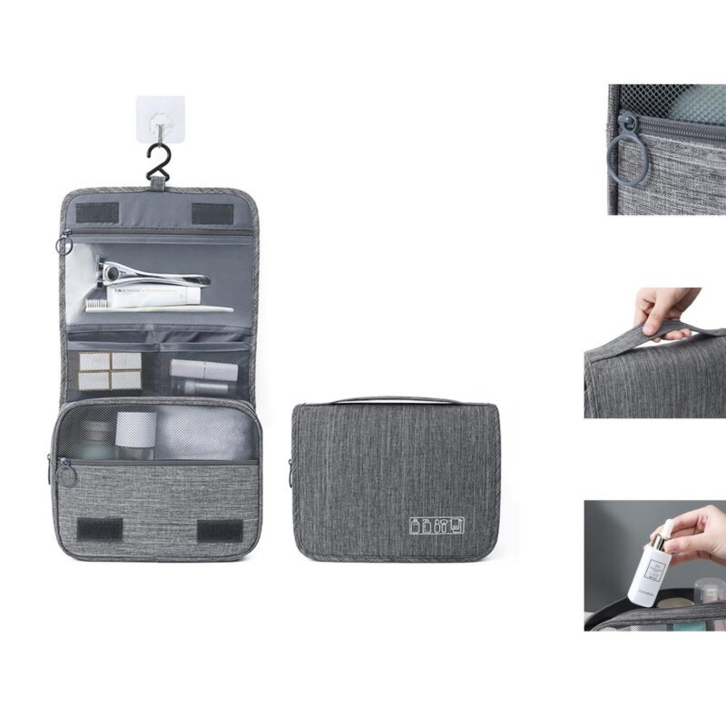 Custom Waterproof Travel Hanging Toiletry Bag - 4