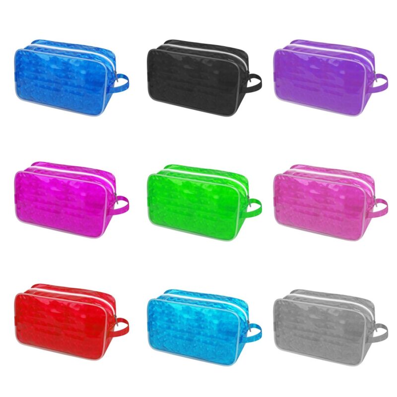 Custom Waterproof Travel Toiletry Bag Cosmetic W/ Handle - 1