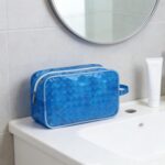 Custom Waterproof Travel Toiletry Bag Cosmetic W/ Handle - 4