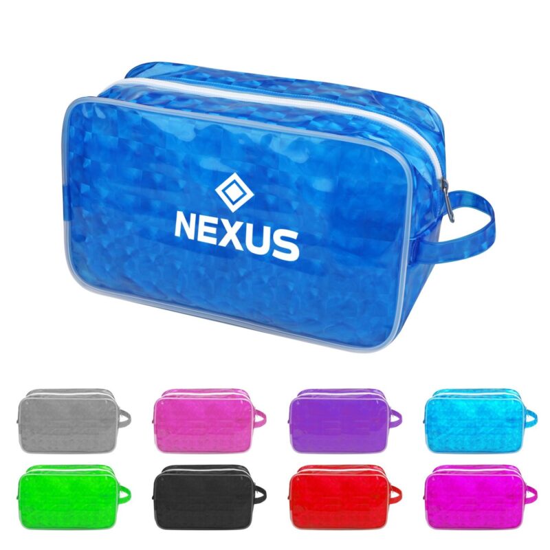 Custom Waterproof Travel Toiletry Bag Cosmetic W/ Handle