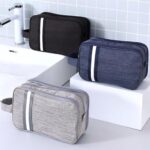 Custom Waterproof Travel Toiletry Bag Hanging Dopp Kit with Handle - 1