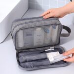 Custom Waterproof Travel Toiletry Bag Hanging Dopp Kit with Handle - 2