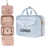 Custom Waterproof Travel Toiletry Bag w/Jewelry Organizer for Women