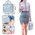 Custom Waterproof Travel Toiletry Bag w/Jewelry Organizer for Women - 2