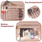 Custom Waterproof Travel Toiletry Bag w/Jewelry Organizer for Women - 3
