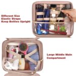 Custom Waterproof Travel Toiletry Bag w/Jewelry Organizer for Women - 4