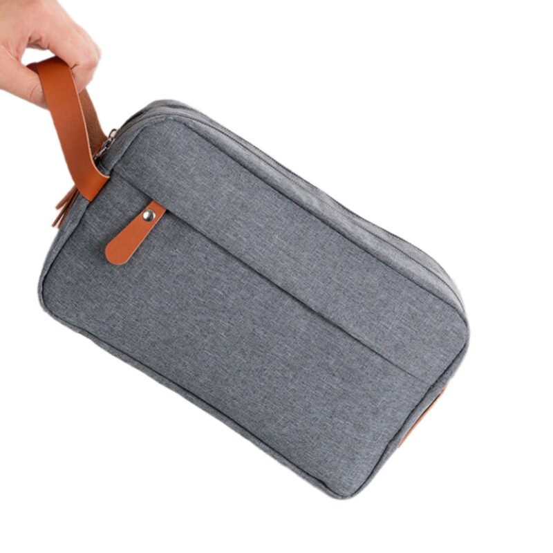 Custom Waterproof Travel Toiletry Bag with Hanging Hook - 2