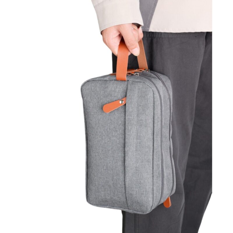 Custom Waterproof Travel Toiletry Bag with Hanging Hook - 5