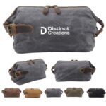 Custom Waxed Canvas Dopp Kit