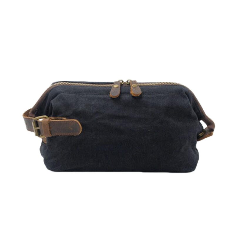 Custom Waxed Canvas Dopp Kit