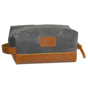 Custom Waxed Canvas Dopp Kit w/Cuff