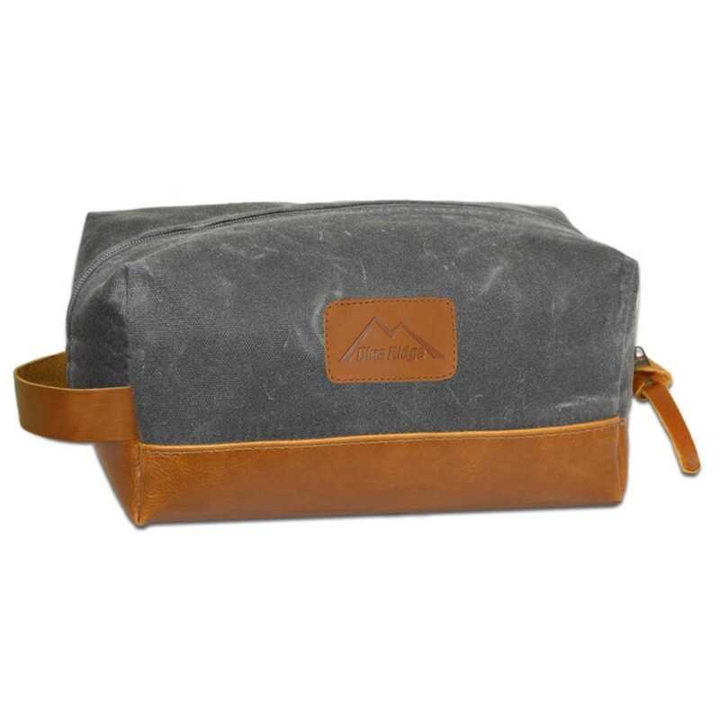 Custom Waxed Canvas Dopp Kit w/Cuff