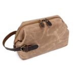 Custom Waxed Canvas Toiletry Bag - 1