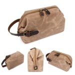 Custom Waxed Canvas Toiletry Bag