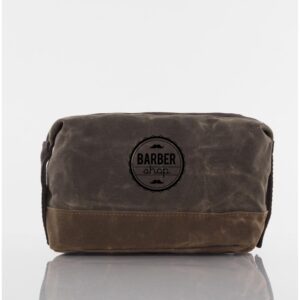Custom Waxed Top Zip Dopp Kit