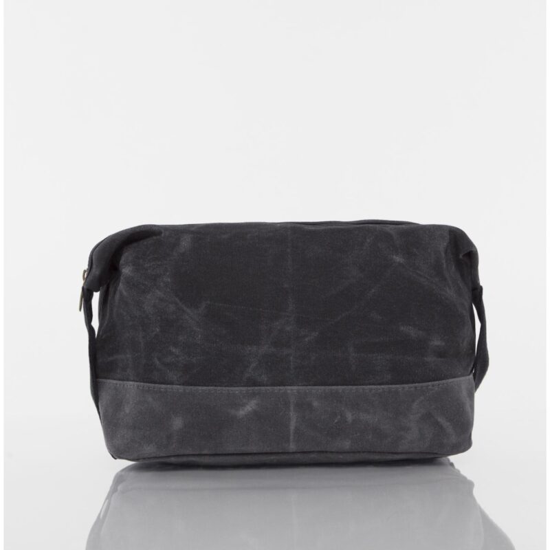 Custom Waxed Top Zip Dopp Kit - 5