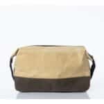 Custom Waxed Top Zip Dopp Kit - 6