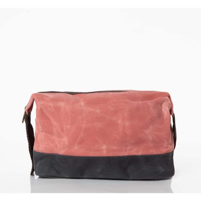 Custom Waxed Top Zip Dopp Kit - 7
