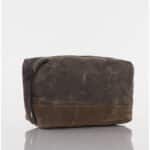 Custom Waxed Top Zip Dopp Kit - 8