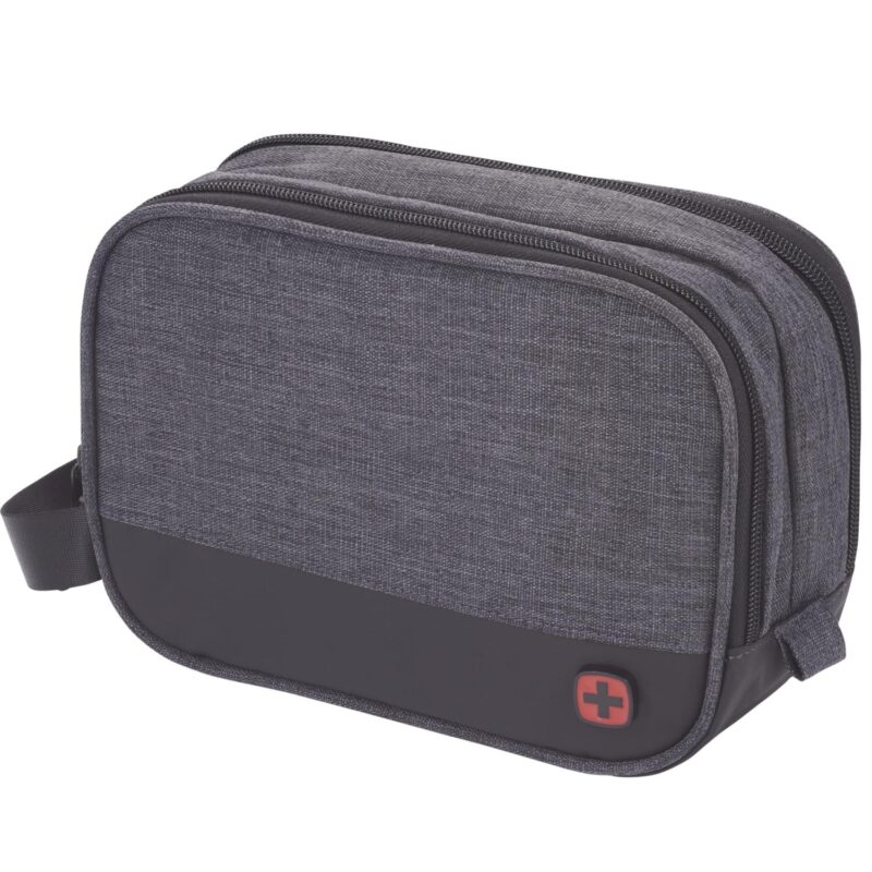 Custom Wenger rPET Dual Compartment Dopp Kit - 5