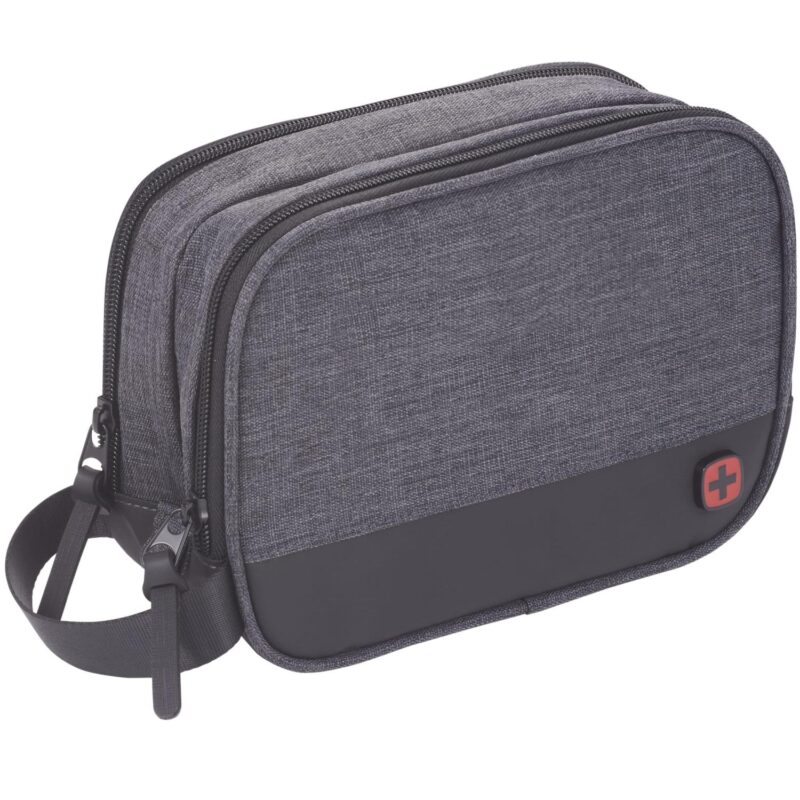 Custom Wenger rPET Dual Compartment Dopp Kit - 6