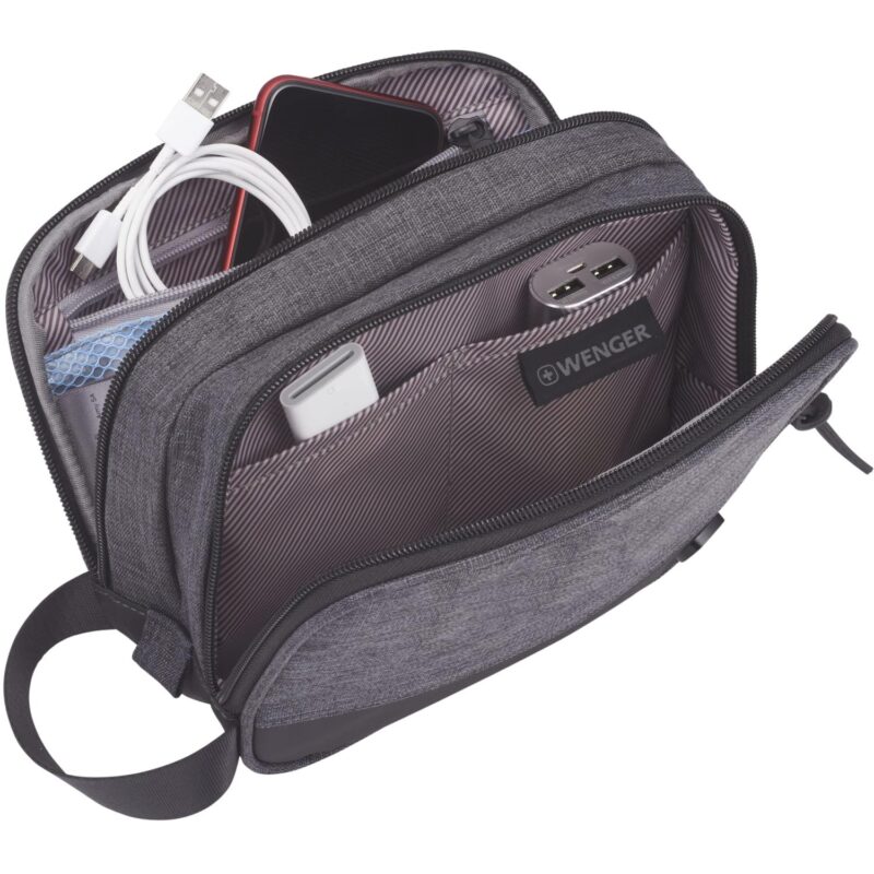 Custom Wenger rPET Dual Compartment Dopp Kit - 7