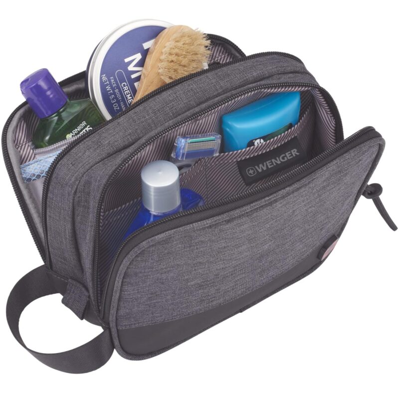 Custom Wenger rPET Dual Compartment Dopp Kit - 8