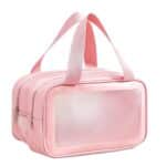 Custom Wet-Dry Toiletry Bag W/ Frosted Window - 4