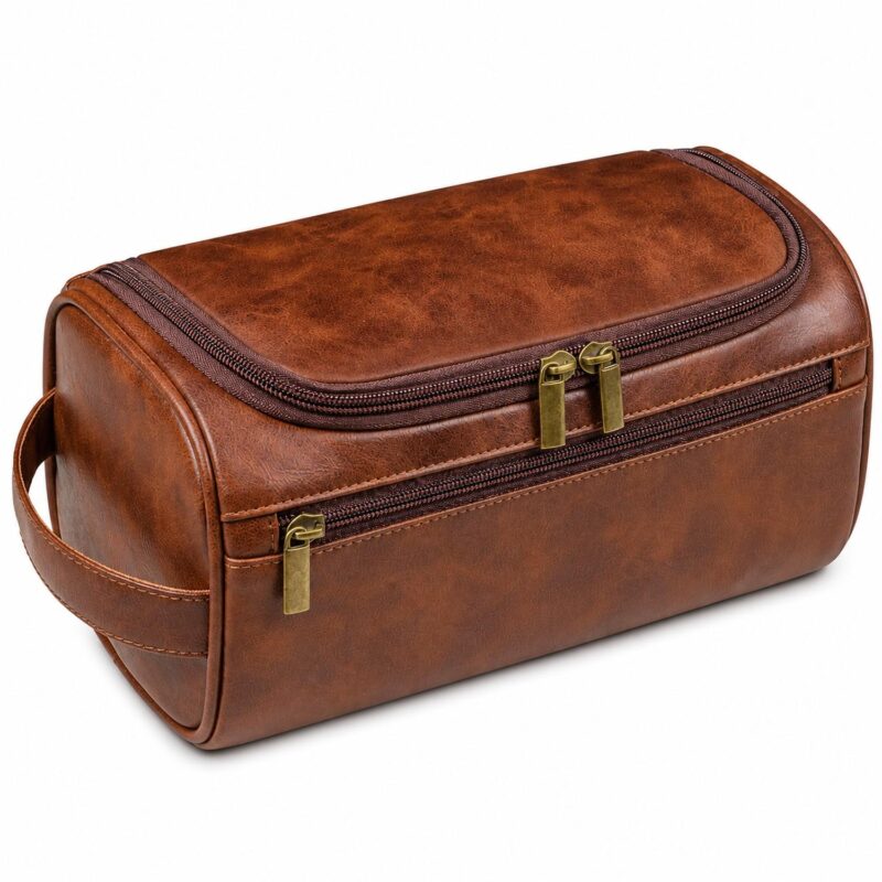 Custom Zippered PU Toiletry Bag - 1